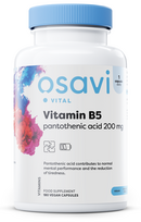 Vitamin B5 Pantothenic Acid, 200mg - 180 vegan caps - Osavi