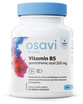 Vitamin B5 Pantothenic Acid, 200mg - 90 vegan caps - Osavi