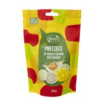 Rutuliukai "Pretzels" su jogurtiniu glaistu ir mangais, 120 g
