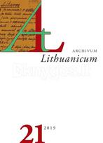 Archivum Lituanicum 21