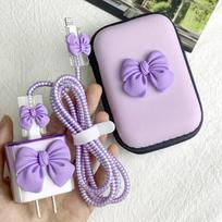 EVA Medžiaga Šviesiai Violetinis Laidų Apsaugos Rinkinys