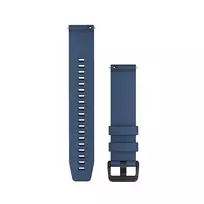 Garmin greitai atsegama 20 mm potvynio mėlyna silikoninė apyrankė