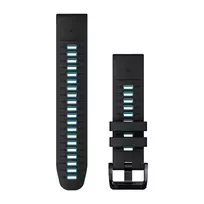 Garmin QuickFit 22mm juodai mėlyna silikoninė apyrankė