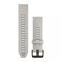 Garmin QuickFit 20 mm rūko pilka/levandų silikoninė apyrankė