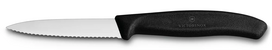 Virtuvinis banguotų ašmenų peilis VICTORINOX SwissClassic, juodas