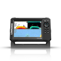 Lowrance Eagle 7 echolotas su SPLITSHOT sonaru