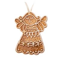 Iš keramikos eglutės papuošimas 10 cm Gingerbread Angel – Dakls