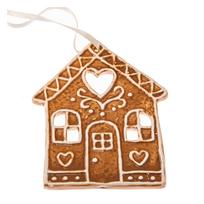 Iš keramikos eglutės papuošimas 10 cm Gingerbread House – Dakls