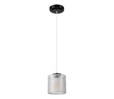 Pakabinamas šviestuvas ant laido ROSA 1xE27/60W/230V juodas/pilkas