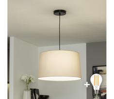 Brilagi - LED liustra pakabinama ant laido CERIA 1xE27/40W/230V Ø 45 cm smėlio spalvos