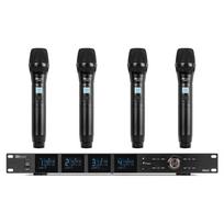 BELAIDŽIŲ MIKROFONŲ SISTEMA SU 4-IAIS RANKINIAIS MIKROFONAIS POWER DYNAMICS PD524 UHF 179.024