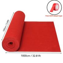 Poliesterio vestuvių kiliminis takas, 100 cm / 3,28 pėdų * 1000 cm / 32,81 pėdų