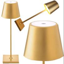 Stalinis LED šviestuvas (Aukso, pakraunamas, 38 cm)