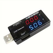 USB įkroviklio testeris skaitmeninis