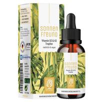 Naturtreu SonnenFreund Vitaminas D3 + K2 MK7 veganams – 30 ml
