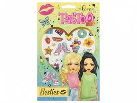 Laikinų tatuiruočių rinkinys mergaitėms, 2l. 140012 BESTIES Nr.2 Grafix