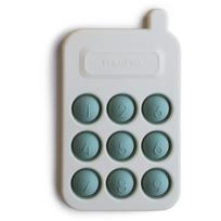 Mushie Pop-It Phone veiklos žaislas vaikams Cambridge Blue 10m+ 1 vnt.
