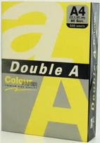Spalvotas popierius Double A, 80 g, A4, 500 lapų, SBPDOUDA_LEMON