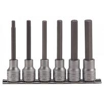 Galvučių su antgaliais rinkinys Teng Tools M1211; HEX; 1/2''; 6 vnt.
