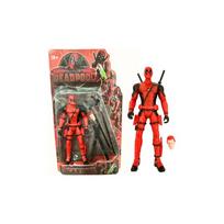 DEADPOOL figūrėlė su kardais ir keičiamais ginklais