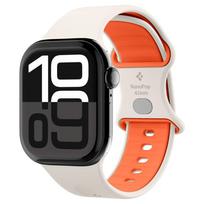 Kreminė/Oranžinė apyrankė "Spigen Nano POP" laikrodžiui Apple Watch 8 / 9 / 10 / 11 / SE (40 / 41 / 42 MM)