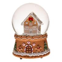 Iš poliesterinės dervos muzikinis žaislas (aukštis 14,5 cm) Snowy House – Dakls