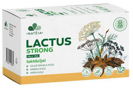 NATĒJA LACTUS STRONG arbatos maišeliai, 20 vnt.