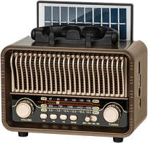 Kruger & Matz Radio Nešiojamasis analoginis saulės energija varomas „KrugerMatz“ radijo imtuvas, modelis KM0832