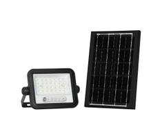 LED reguliuojamas saulės prožektorius LED/50W/3,2V IP65 3800 mAh juodas + nuotolinis valdymas