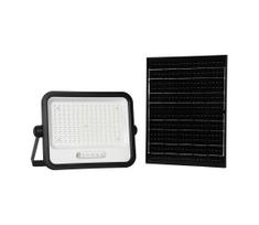 Saulės LED prožektorius su dimeriu LED/300W/3,2V IP65 15000 mAh juodas + nuotolinis valdymas