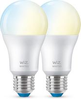 WiZ Smart bulb, E27 – shades of white light, Wi-Fi, 2700-6500 K, 806 lm, 2-pack (929003781942)