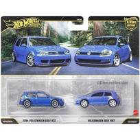 PRE-ORDER Hot Wheels Premium 2-pack Modeliukas 2004 Volkswagen Golf R32 & Volkswagen Golf Mk7