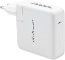 Qoltec Power charger FAST 96W USB C PD, white, 5V 20V