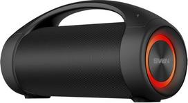 Sven PS-370 2x20W; TWS; FM radio; AUX; USB/SD-card support;Waterproof (IPx5); Lighting