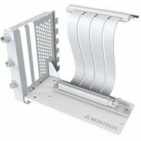 Montech Vertical GPU Mounting Kit, PCIe 4.0 Riser Cable (White, 20cm) | Vertical GPU Mounting Kit (W) | 4710562742411