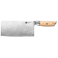 Trijų sluoksnių nerūdijančio plieno peilis Kamazaki Cleaver Knife, KZ42KN, 19 cm