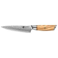 Damasko plieno peilis Kamazaki Utility Knife KZ39KN, 13 cm