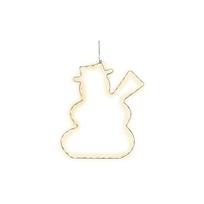 Pakabinama LED dekoracija Best Season Lumiwall Snowman