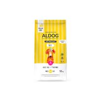 ALDOG Jautienos sausas maistas vidutinių/didelių veislių šunims, 12 kg + DOVANA