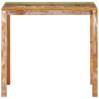 Baro stalas vidaXL, Perdirbtos medienos masyvas, 112x55x108cm, įvairių spalvų
