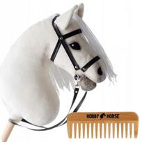 Arkliukas ant lazdos Hobby Horse, baltas