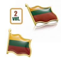 Metalinė sagė , ženkliukas , Lietuvos vėliava