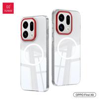 Oppo Find X9, Oppo Find X9 Pro dėklas XUNDD Skaidrus Korpusas Itin plonas, nepageltonuojantis PC telefono dėklas su magnetiniu žiedu For Oppo Find X9 Pro gryna