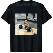 Žiurkėnų Deadlift Treniruotės Sunkioji atletika Juokingi Žiurkėno Marškinėliai Fitneso Pratimai Y2k Grafiniai Marškinėliai Streetwear Pelės Estetika Viršutiniai Drabužiai S
