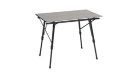 Sulankstomas turistinis stalas Outwell Canmore M, 53x90x46-70 cm, pilkas