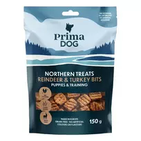 Skaniukai kąsnaliai šuniukams su elniena ir kalakutiena PRIMADOG, 150 g