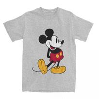 Mickey Mouse Cartoon Shirt Accessories Men Women's Pure Cotton Creative Kawaii Tee Shirt Short Sleeve Tops All Seasons#Color(2) S juoda