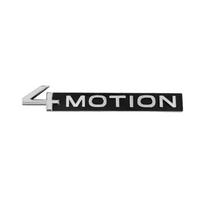 3D ABS Juodos 4 Motion raidės Logotipas Automobilio Galinės Bagažinės Emblema Ženklelis Lipdukas Tayron Golf MK4 5 Tiguan 4motion Lipduko Aksesuarai juoda