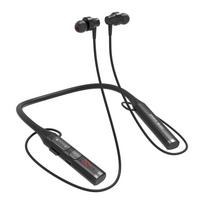Belaidės Bluetooth 5.0 ausinės LED maitinimo ekranas Kaklo juosta Ausinės vandeniui atsparios HiFi stereo ausinės Sportinės ausinės Palaiko TF kortelę FM radijo režimas