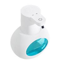 Jutikliu aktyvuojamas muilo dozatorius virtuvei, 500 ml, įkraunamas, tvirtinamas prie sienos, automatinis putojantis prietaisas su įkrovimu juoda